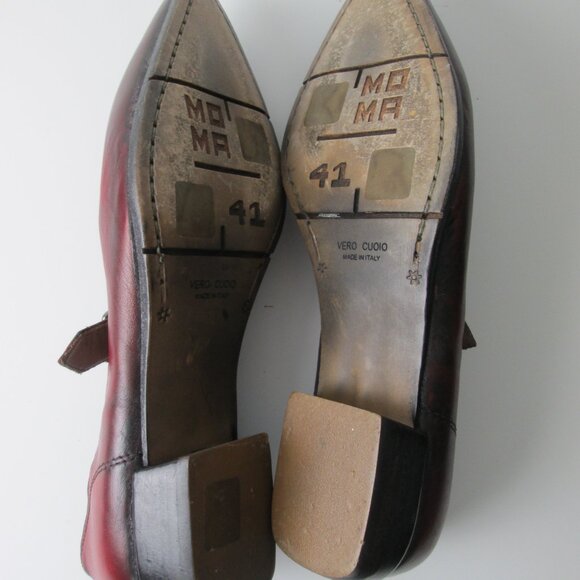 MOMA Woman Leather Oxford Mary Jane Point Toe Shoes Vintage Size EUR 41/10 US - Picture 9 of 9